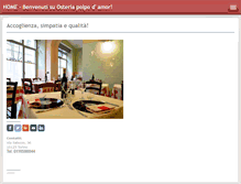 Tablet Screenshot of osteriapolpodamor.com